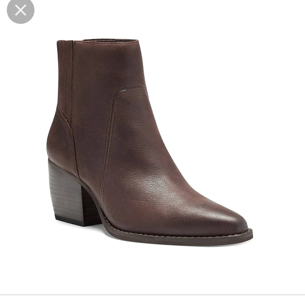Vince Camuto Devena Western Bootie Size 10M/42 Brown